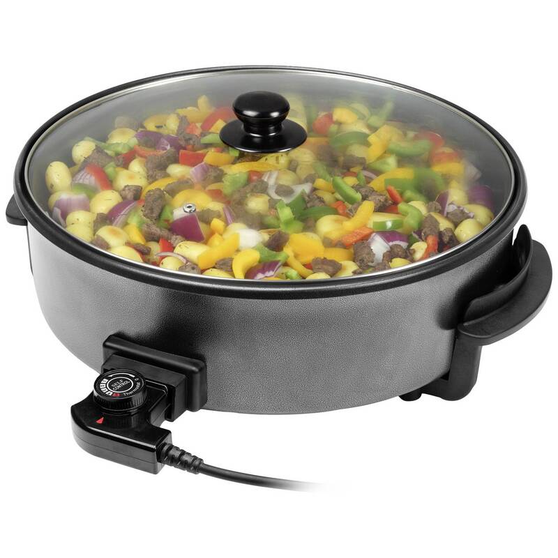 Tristar Multifunktionspfanne PZ-9145 Elektropfanne 1500W Schwarz 40cm 7,5l - 8713016087027