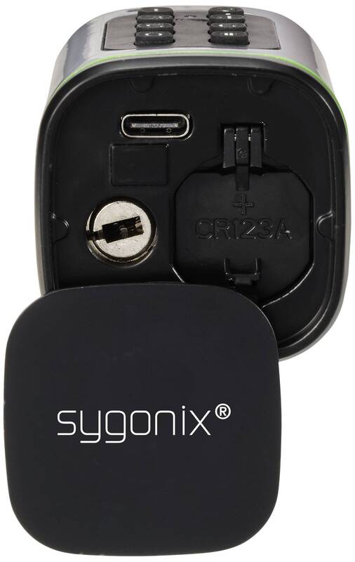 Sygonix BT PIN RFID Schließzylinder Aluminiumlegierung Schwarz 100 Passwörter - 4064161318431