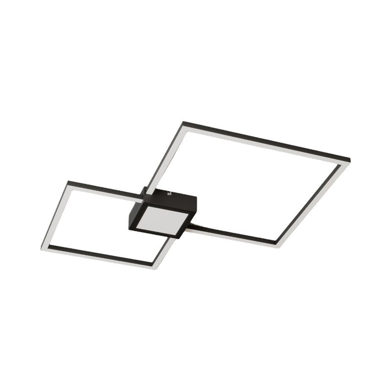Lindby Deckenlampe Duetto LED Lampe dimmbar anthrazit 28W 3380lm 3000K IP20 - 4251096573985