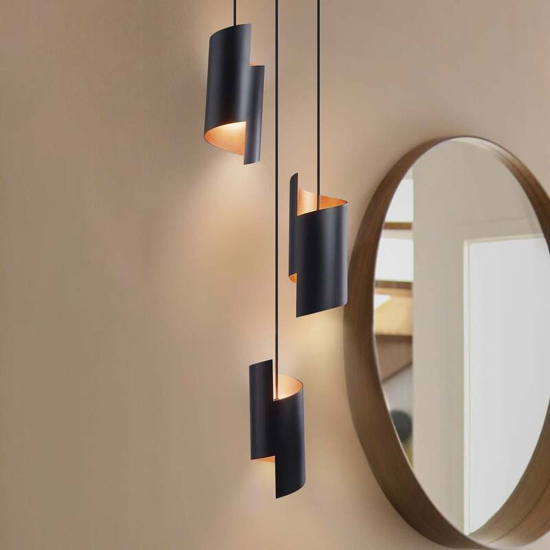 LEDVANCE SMART+ Pendelleuchte Hängeleuchte Twist schwarz dimmbar Lampe 80W 78cm - 4058075757400