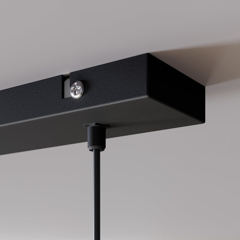 Euluna Pendelleuchte Midnight Deckenlampe Hängeleuchte 5-flammig GU10 Schwarz - 5902349227214