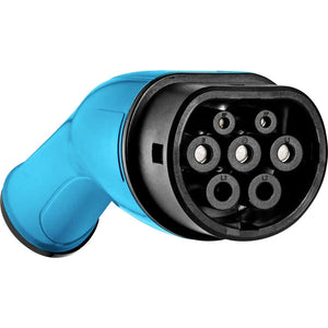 B-Ware Ladestecker Akyga AK-SC-E04 Typ 2 32A Blau 220mm für Elektrofahrzeuge