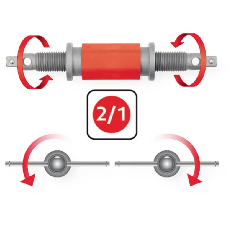 KS Tools Bremskolben Werkzeug Satz Rücksteller Universal Set Adapter Bremse - 4042146878286