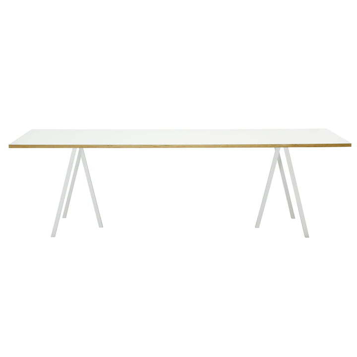 Hay Loop Stand Tisch Esszimmertisch Wohnzimmertisch Küchentisch Tisch 250 weiß - 4250298718811