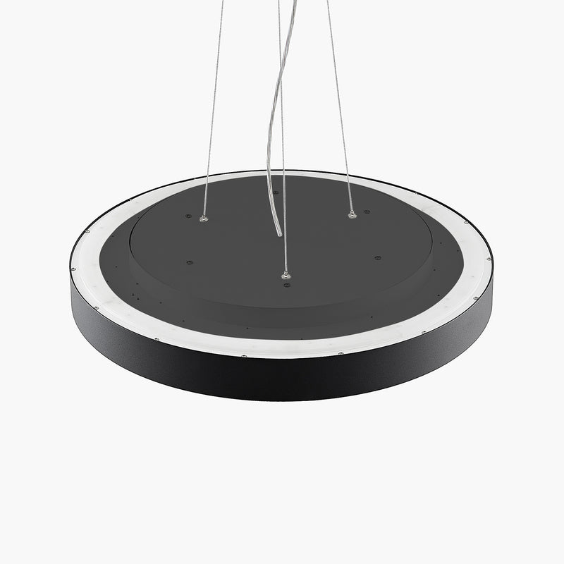 Arcchio Pendelleuchte Hängeleuchte Vanida LED dimmbar schwarz 3000K Ø60cm - 4251096597769