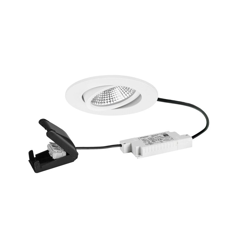 BRUMBERG LED Spot Einbaustrahler BB23 Anschlussbox IP65 RC dim strukturweiß - 4251433997450