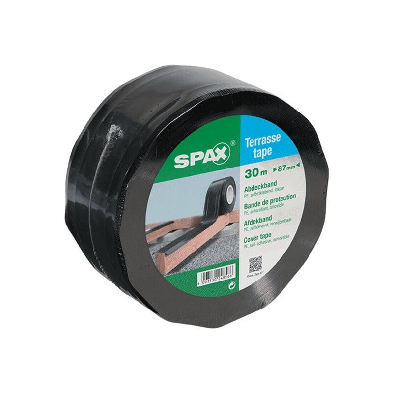 SPAX Tape Abdeckband selbstklebend 30m UV-resistent witterungsbeständig 87mm - 4003530248566