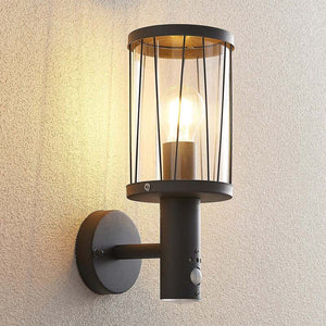 B-Ware Lindby Yonan Außenwandleuchte Wandleuchte Wandlampe Lampe Leuchte Ip44 Mit Sen