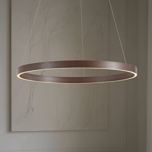 B-Ware Lucande LED Hängeleuchte Pendelleuchte Yonam Lampe braun CCT 80 cm 1 flg