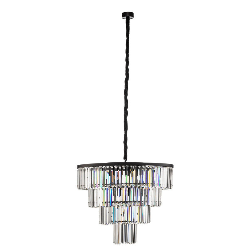 Nowodvorski-Lighting Hängeleuchte Cristal LED Pendelleuchte dimmbar schwarz - 5903139761499