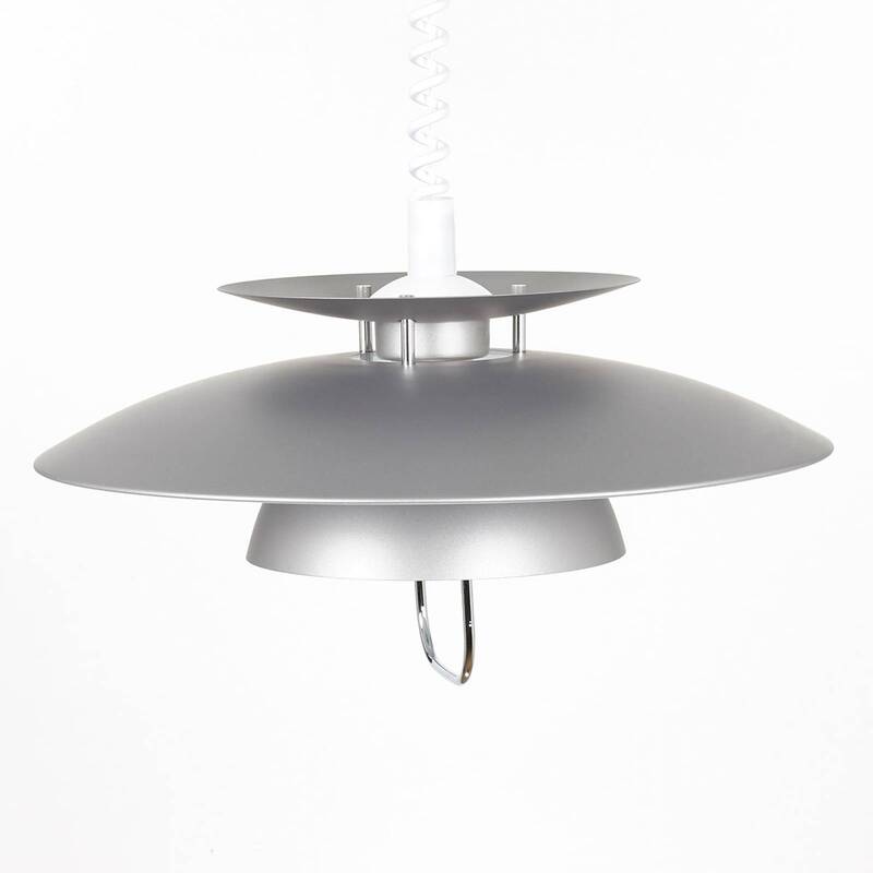 Lindby Hängeleuchte Nadija Deckenlampe Lampe Küchenlampe Leuchte Licht E27 grau - 4251096525465
