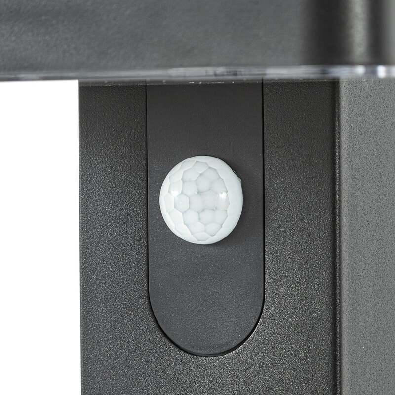 Prios Wegeleuchte Gartenlampe LED Solarleuchte Sensor Tarlson schwarz 78,5 cm - 4255830907395
