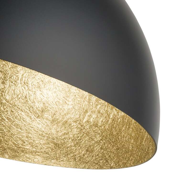 Sigma Deckenleuchte Sfera LED Lampe Leuchte dimmbar schwarz gold Ø50cm 32cm - 5905143281581