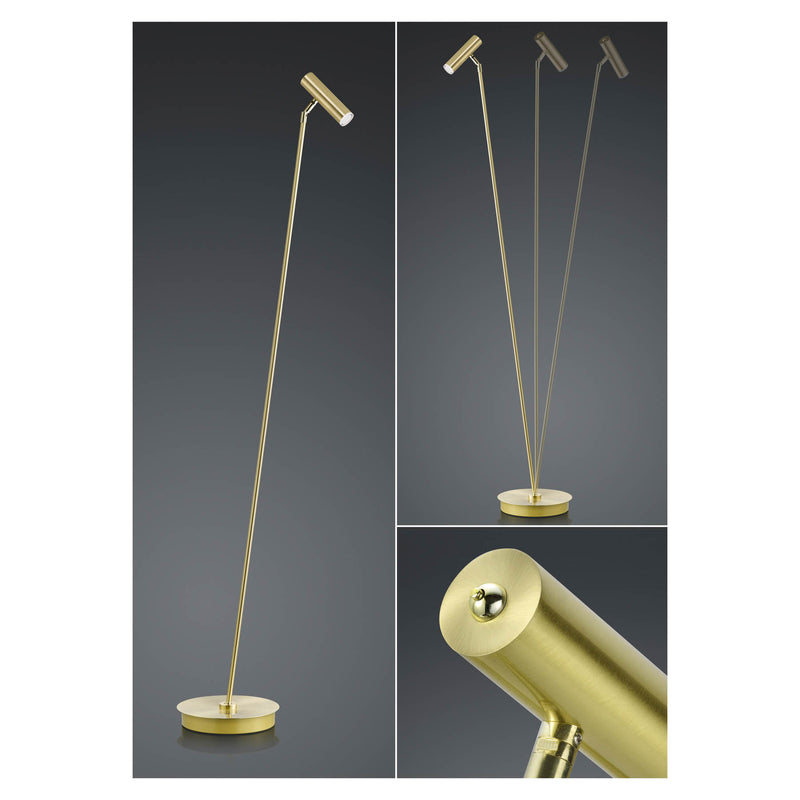 HELL LED Stehleuchte dimmbar Lampe Leuchte Tom Touchdimmer warmweiß 150cm - 4045542224619