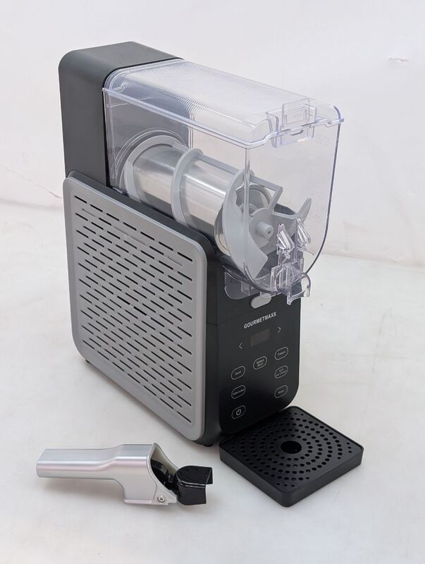 GOURMETmaxx Eismaschine Slush-Eis Frappé Milchshake Softeis 200W Schwarz-Grau - 4067522092056