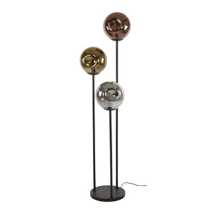 B-Ware Stellar Stehlampe Stehleuchte Glas Metall bunt Raumbeleuchtung Wohnzimmerlampe