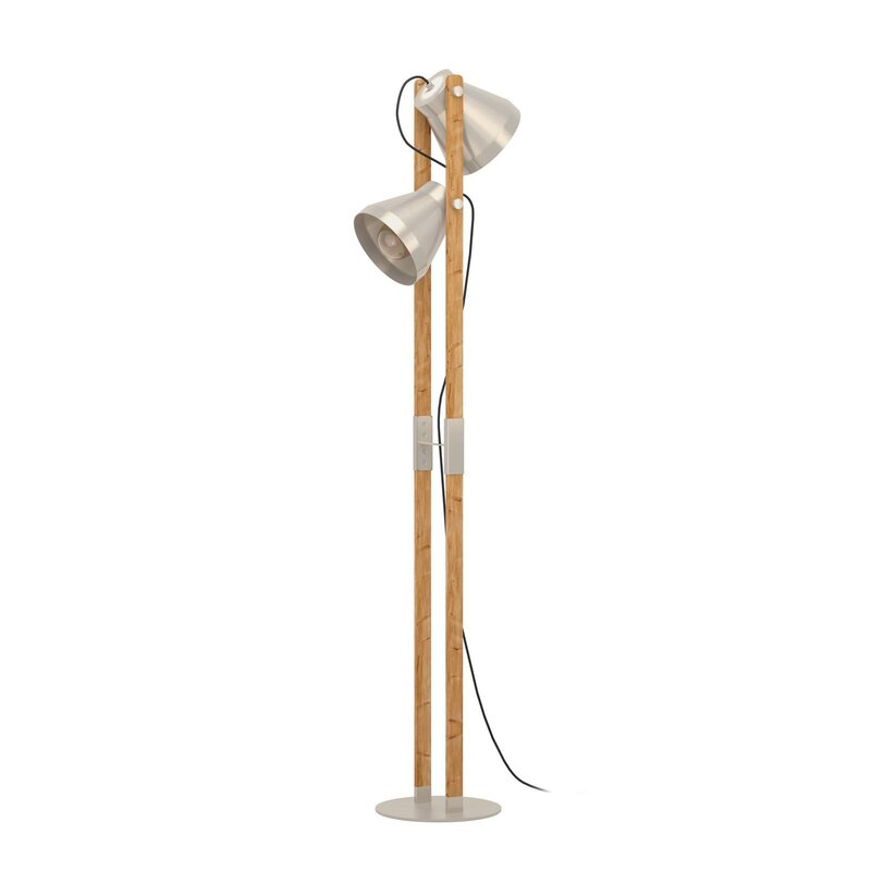 Eglo Stehlampe Leuchte Cawton Höhe 1345 cm Stahl braun 2flg Stahl - 9002759439545