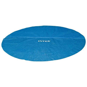 B-Ware Intex 4.88M Above Ground Round Solar Heating Outdoor Pool Protective Cover Set