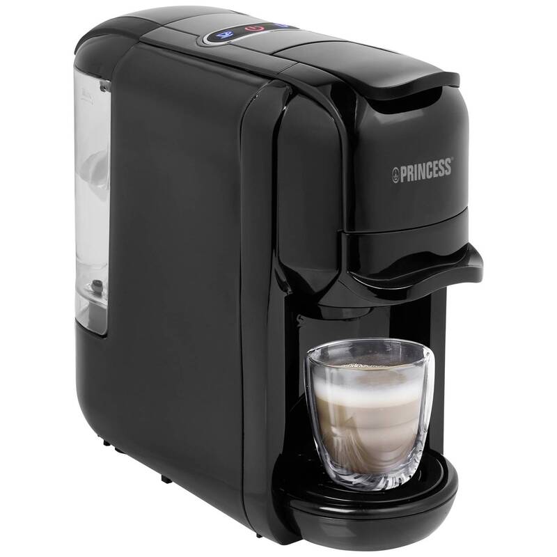 Princess Kapselmaschine E.S.E. Pad kompatibel One Touch 19 bar 1450W schwarz - 8712836975033