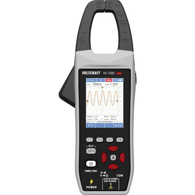 Voltcraft Strommesszange Zangenamperemeter Oszilloskop VC-1120 True RMS Digital - 4064161482408
