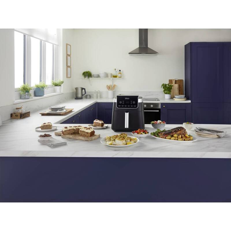Ninja AF180EU Heißluft-Fritteuse 6,2 l 2000 W 240 °C Schwarz Silber - 0622356278782