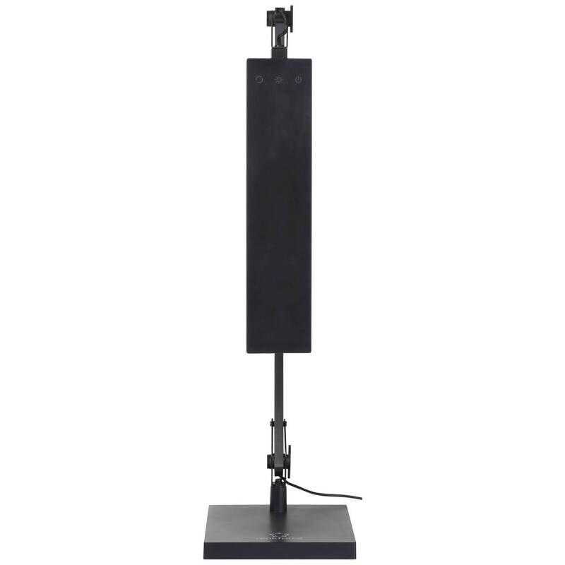 RENKFORCE LED Tischleuchte Schreibtischlampe Flexarm Dimmbar Schwarz Kunststoff - 4064161335605