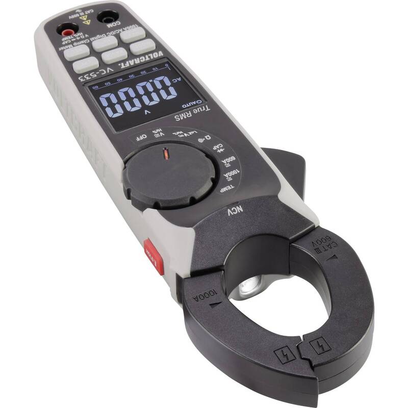 VOLTCRAFT VC-533 Stromzange  digital  CAT III 600 V Spannungsmessgerät Messgerät - 4053199547487