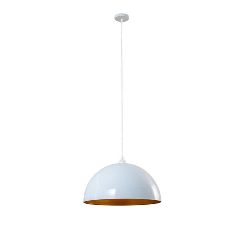 ROYALTECH Hängeleuchte Pendelleuchte Lipeo weiß gold Metall E27 LED Ø 50 cm - 8682835454634