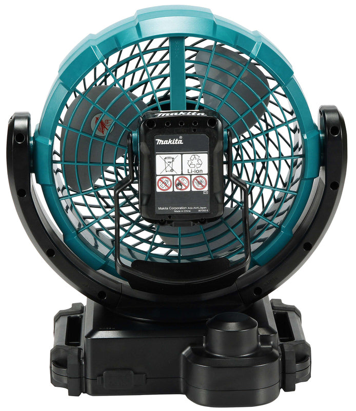 Makita Standventilator Ventilator Oszillation 3 Stufen Kunststoff türkis 284mm - 0088381865005