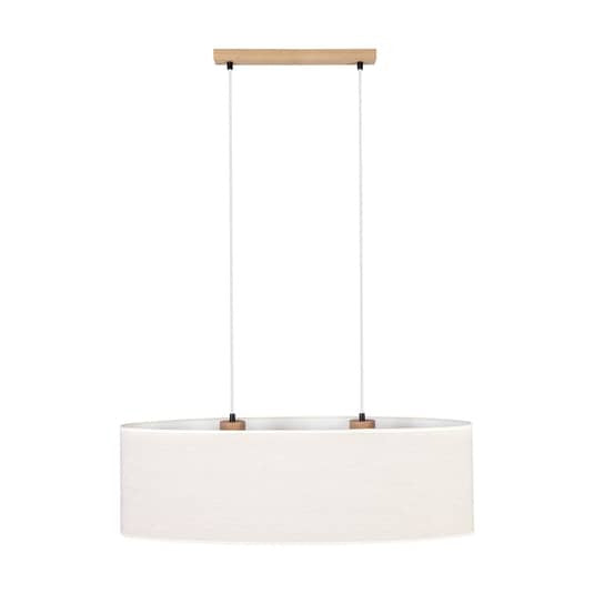 Euluna Hängeleuchte Canvas Leinenschirm Hängeleuchte Lampe Deckenlampe 80 cm E27 - 5903839989957