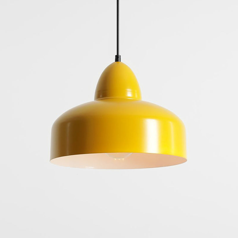 Hängeleuchte Mille LED Pendelleuchte dimmbar senfgelb Metall Ø30cm 1-flammig - 5904798655969