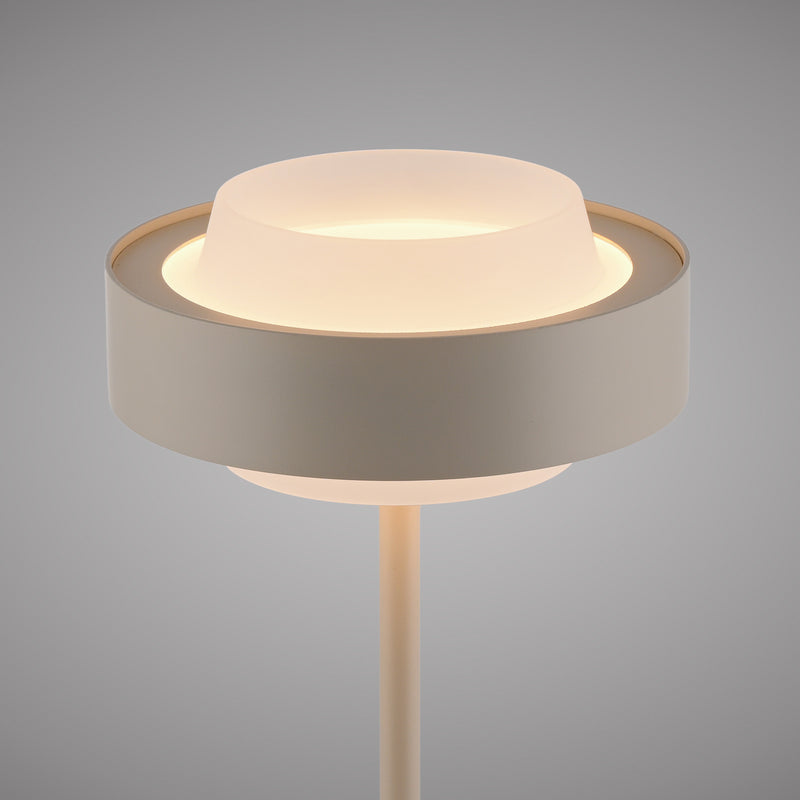 Schöner Wohnen Tischlampe Elmo LED dimmbar beige 3000K Touchdimmer 36,5cm Lampe - 4043689019396