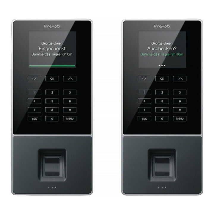 TIMEMOTO Zeiterfassungssystem Terminal Zeiterfassung RFID Fingerabdruck TM626 - 8717496336095