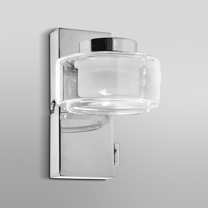 OSRAM Wandleuchte ORBIS FLAME LED Lampe chrom CCT 3000K 4000K IP44 350 Lumen - 4099854448027