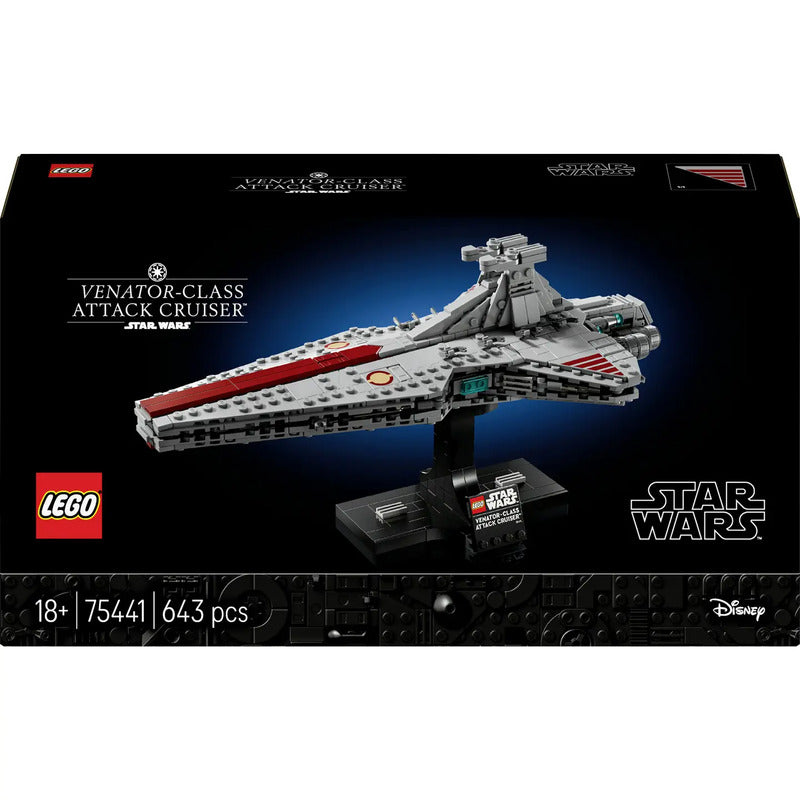 LEGO StarWars Angriffskreuzer der Venator-Klasse 75441 Modellbau Set 643 Teile - 5702018063002
