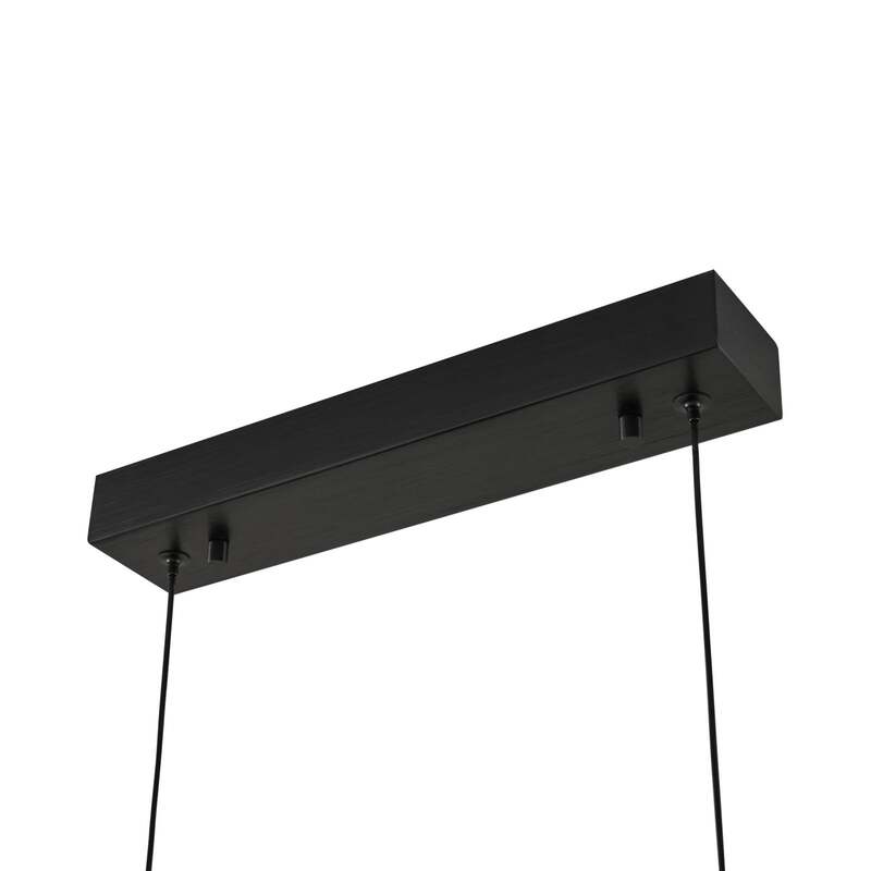 Lucande LED Hängeleuchte Pendelleuchte Torven schwarz CCT ausziehbar - 4255830903618