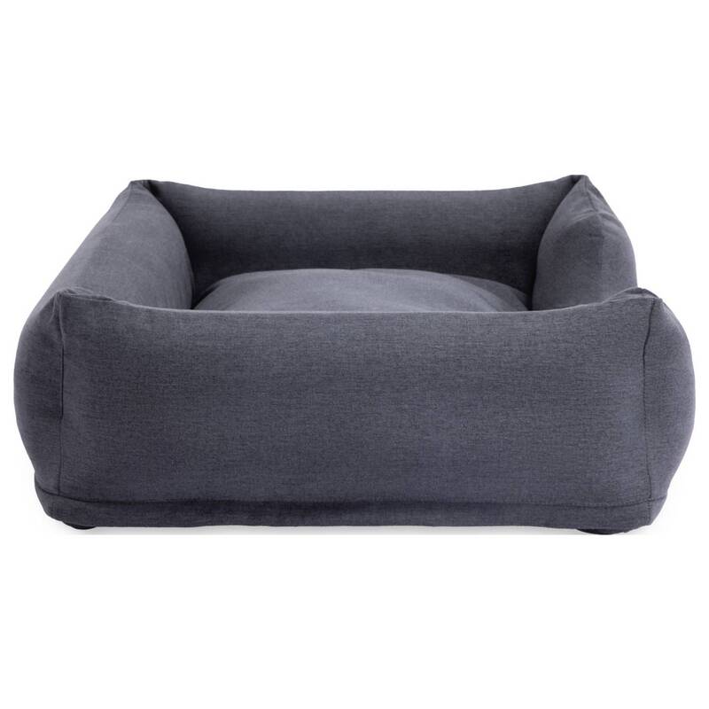 Intex Hundebett Hundeliege anthrazit aufblasbar für kleine Hunde XS/S 79x58cm - 6941057429335
