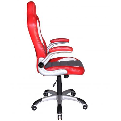 hjh OFFICE Gaming Stuhl  Bürostuhl GAME SPORT Drehstuhl Stuhl rot weiß - 4260284081843