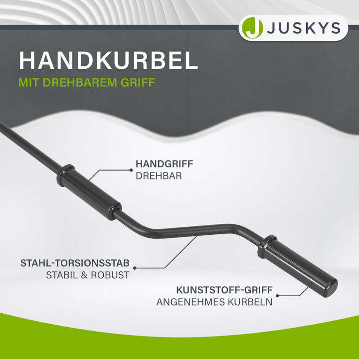 Gelenkarmmarkise 350x300cm grau Handkurbel Sonnenschutz für Terrasse Balkon - 4260565527077