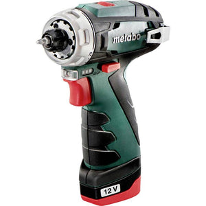 B-Ware Metabo Akku-Bohrschrauber POWERMAXX BS BASIC 12V 2.0Ah Li-Ion mit 2 Akkus Koffer