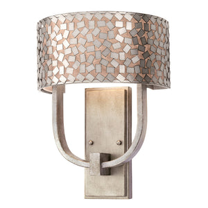 B-Ware QUOIZEL Wandleuchte Confetti LED Wandlampe Designer Leuchte dimmbar silber