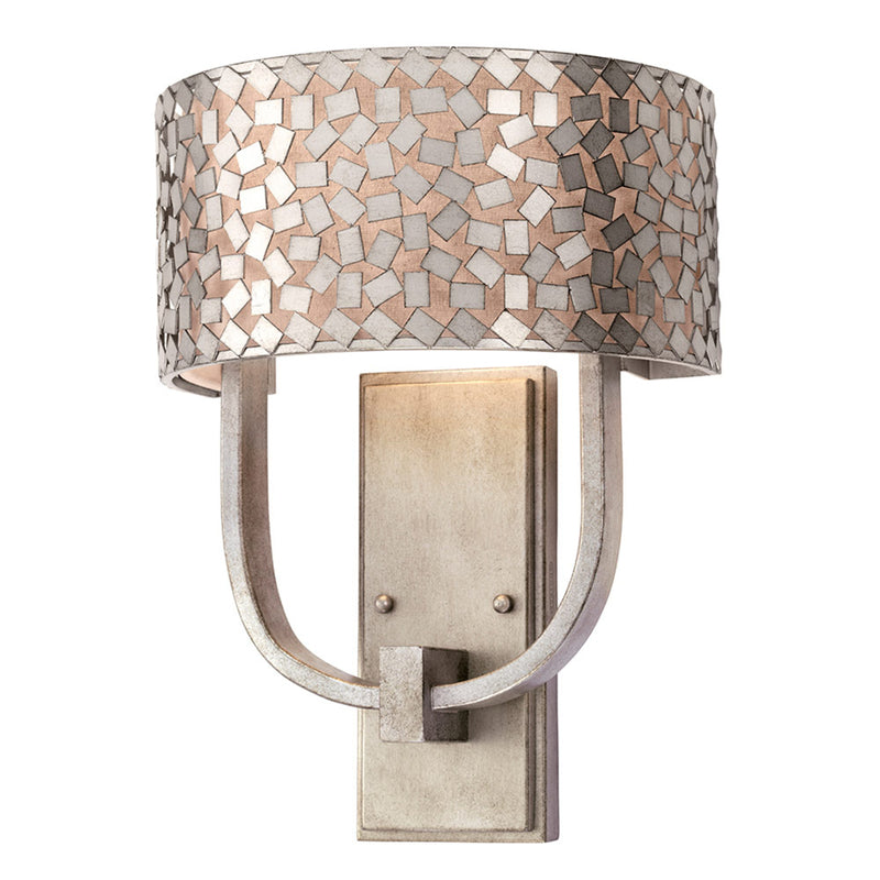 QUOIZEL Wandleuchte Confetti LED Wandlampe Designer Leuchte dimmbar silber - 5024005311812
