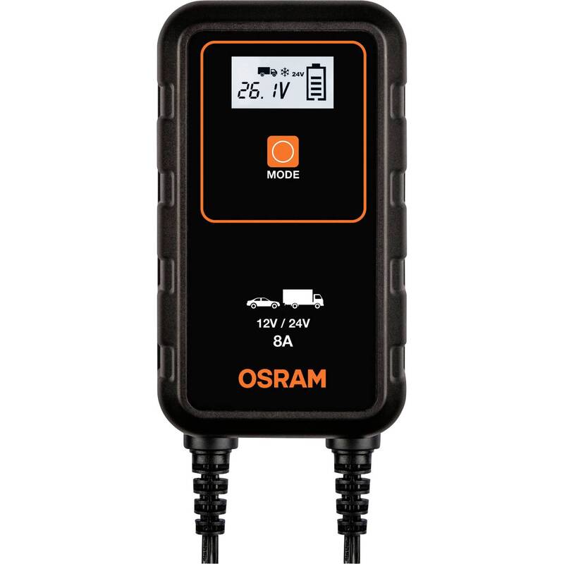 Osram Automotive Automatikladegerät Ladegerät 12V 24V 4A 8A IP65 Akkutest - 4052899620544