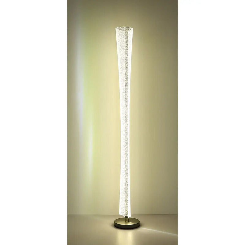Lampadaire De Bureau Anthracite Mat Acrylique Bulles D'Air LED H 155 Cm - 9007371578337