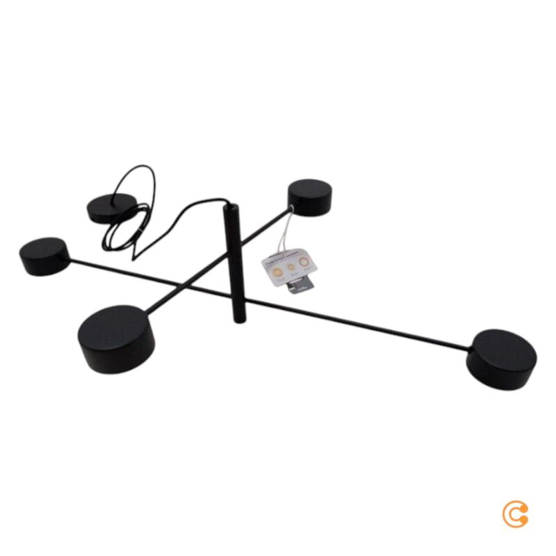 Nordlux Pendelleuchte Hängeleuchte Clyde LED dimmbar schwarz 4-flammig 89,5cm - 5704924001154