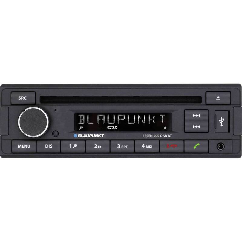 Blaupunkt Autoradio Essen 200 DAB BT Multimedia Bluetooth Tuner schwarz 4x50W - 4260499852368