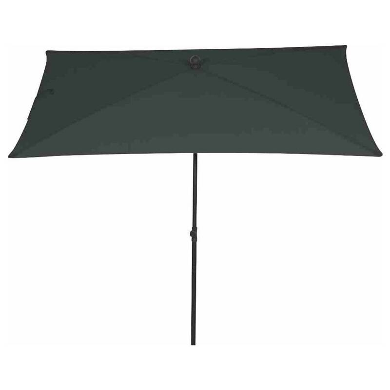Siena Garden Gartenschirm Mittelstockschirm grau knickbar UPF 50+ 210x140cm - 4055938415743