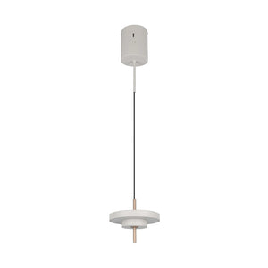 B-Ware Trio Lighting Pendelleuchte Hängelampe LED Leuchte hellgrau Metall CCT dimmbar