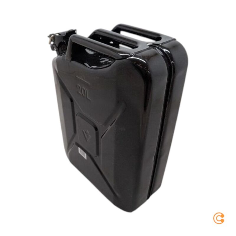 VALPRO Kraftstoffkanister Stahlblech 20l schwarz RAL 9005 kraftstoffbeständig - 4750553002254