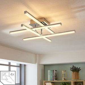 B-Ware Lindby Led Deckenlampe Deckenlampe Lampe Leuchte Korona Dimmbar Verstellbar Led